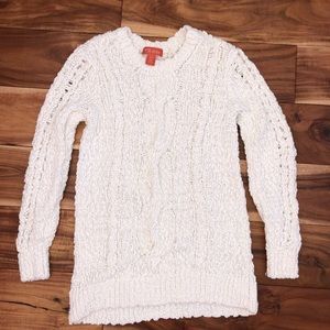 Tommy Bahama White Chunk Sweater Sz S Fits like XS